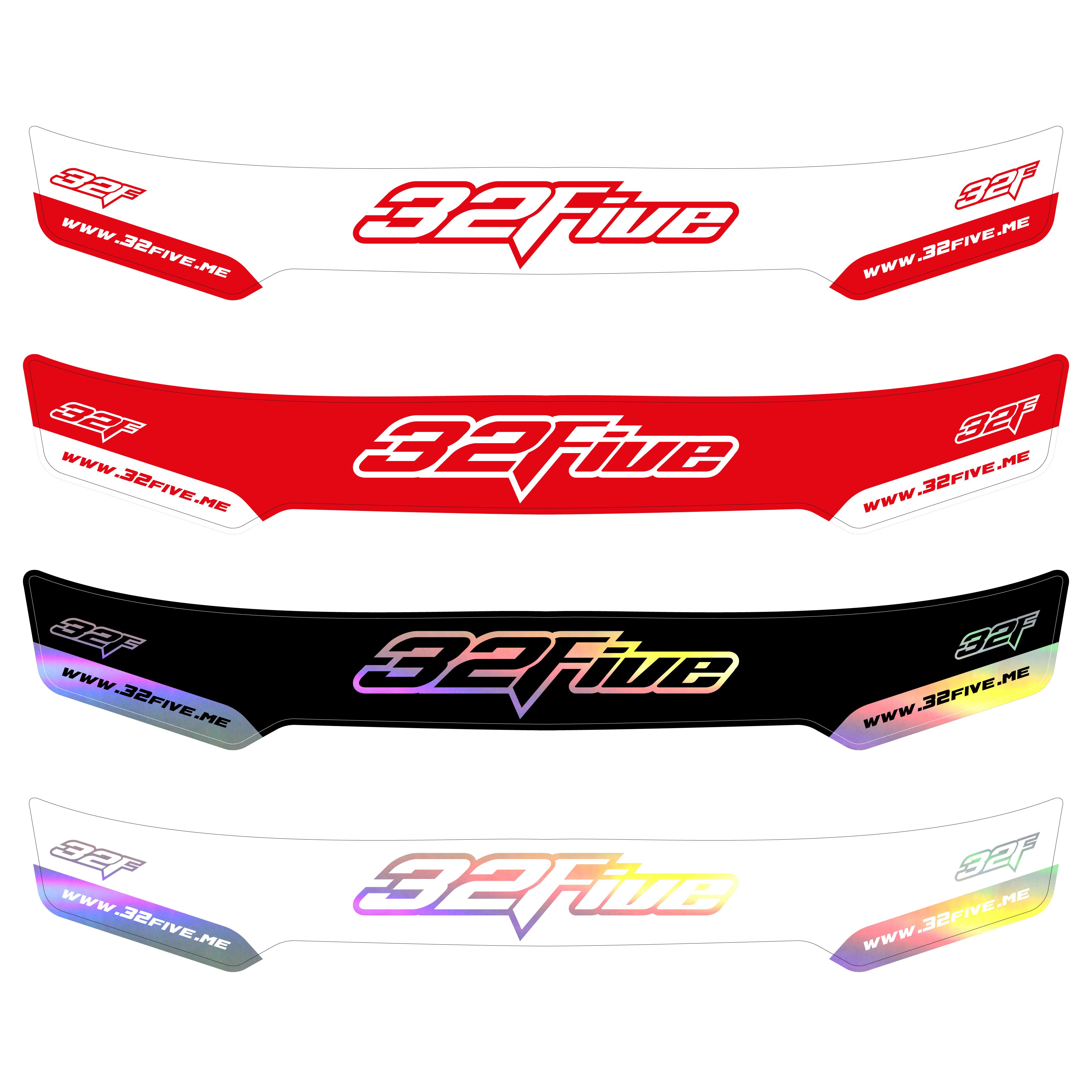 32Five Visor Stickers "Classic"